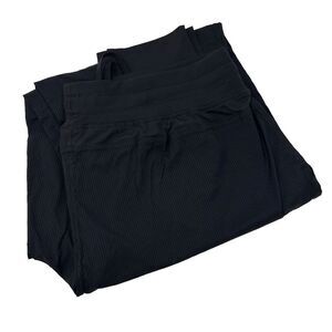 Zyia Active Black o Black Striped Jogger‎ Size 14-16 Stretch